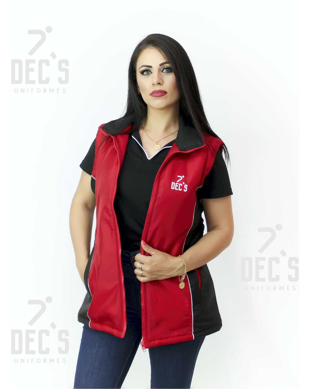 Jaqueta com sales colete feminino